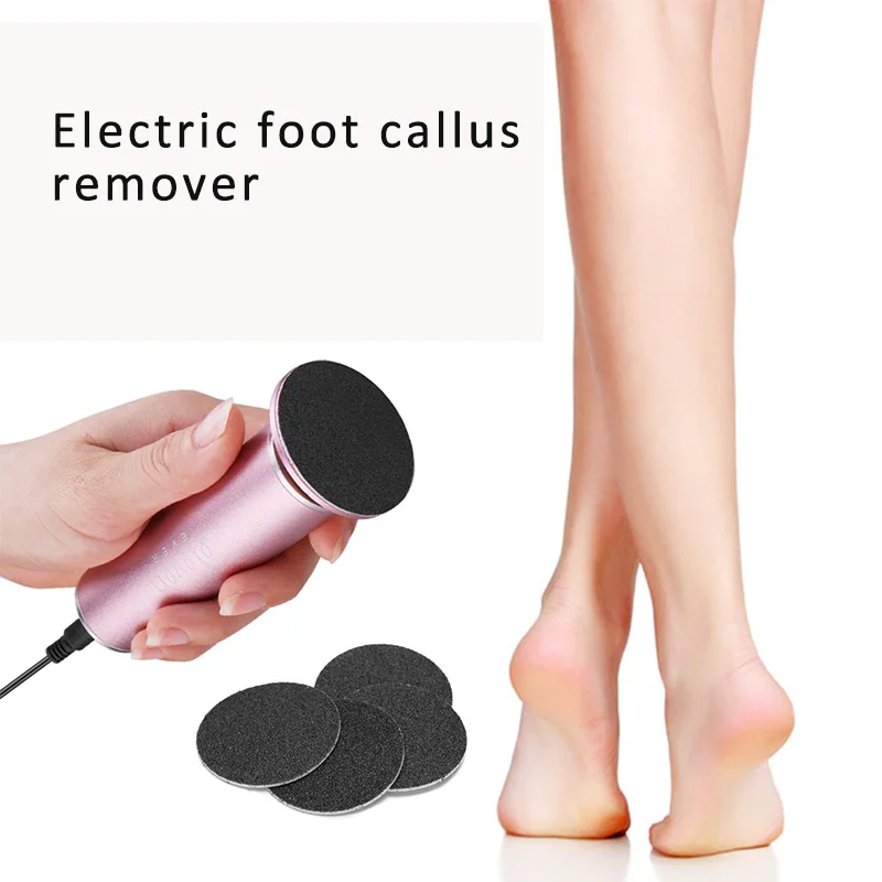 

All Metal Handle Replaceable Grinding Head Adjustable Speeds Dead Skin Callus Professional Electric Foot Pedicure Remover Tool