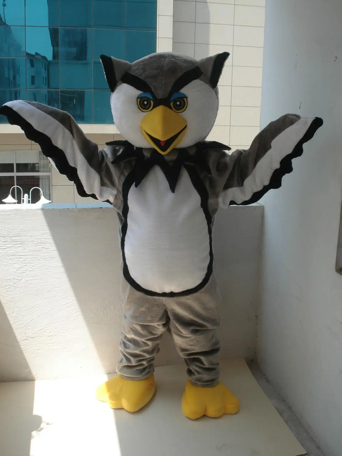 Costume de mascotte de hibou en peluche maléfique, nouvelle Version, déguisement de fête d'anniversaire pour adulte, tenue d'halloween Cosplay, vêtements de noël