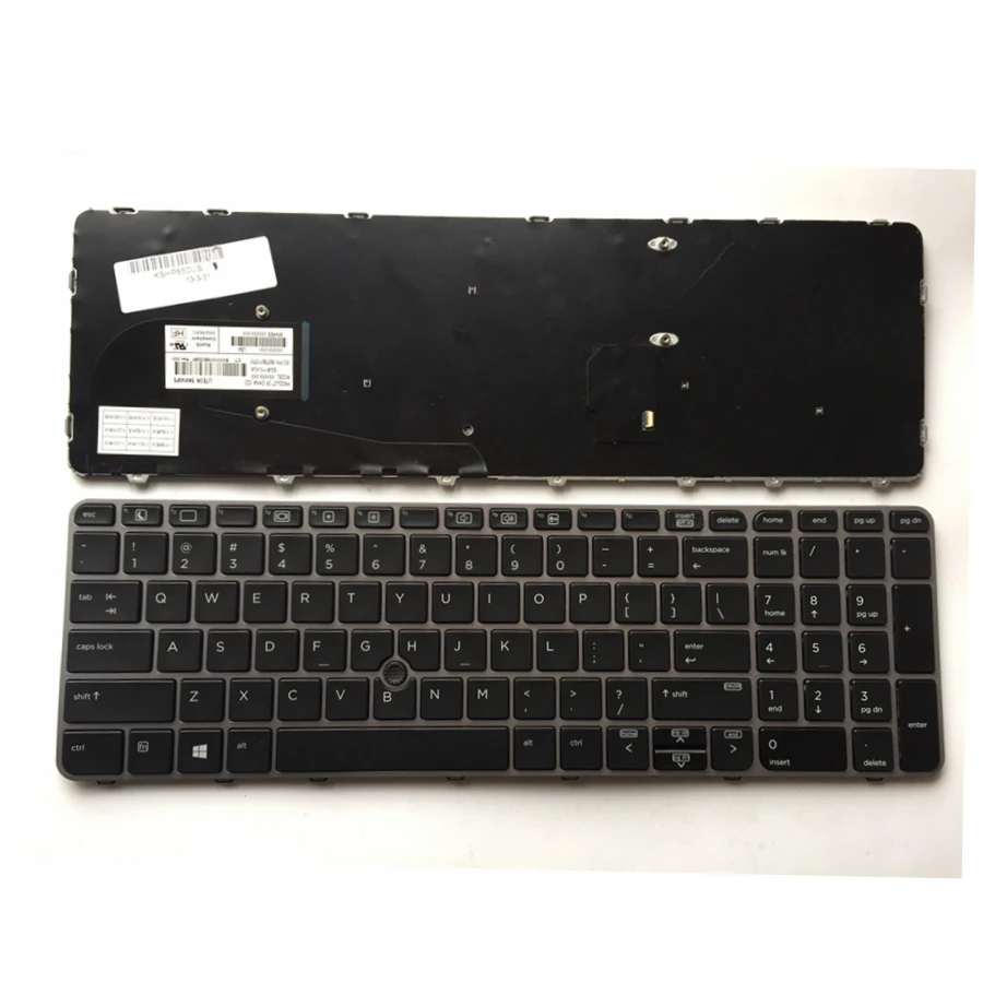 

SP/US/RU For HP for EliteBook 850 G3 for ZBook 15u G3 US without Backlit Laptop Keyboard English