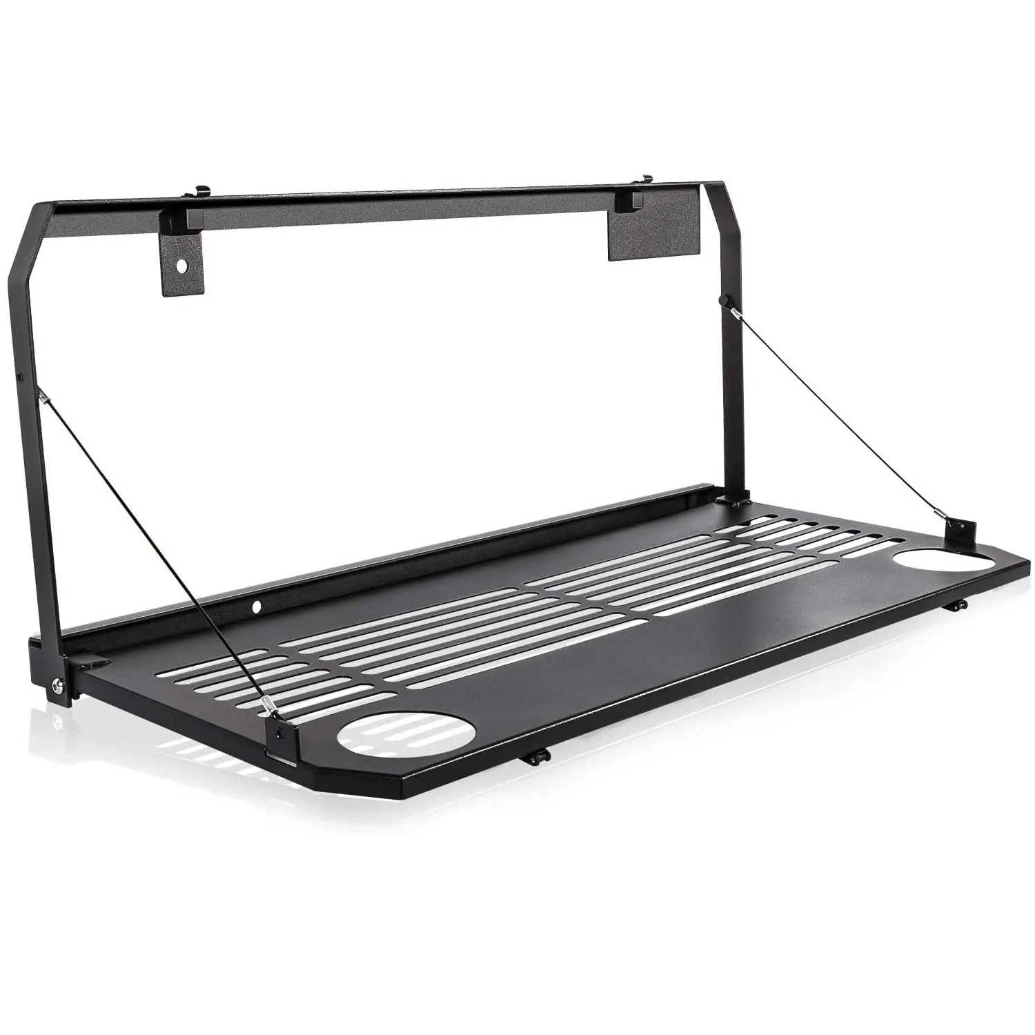 Rear Gate Storage Cargo Shelf Rack Foldable Table Tailgate Luggage Holder Carrier for Jeep Wrangler JL 2018 2019 2020 2021