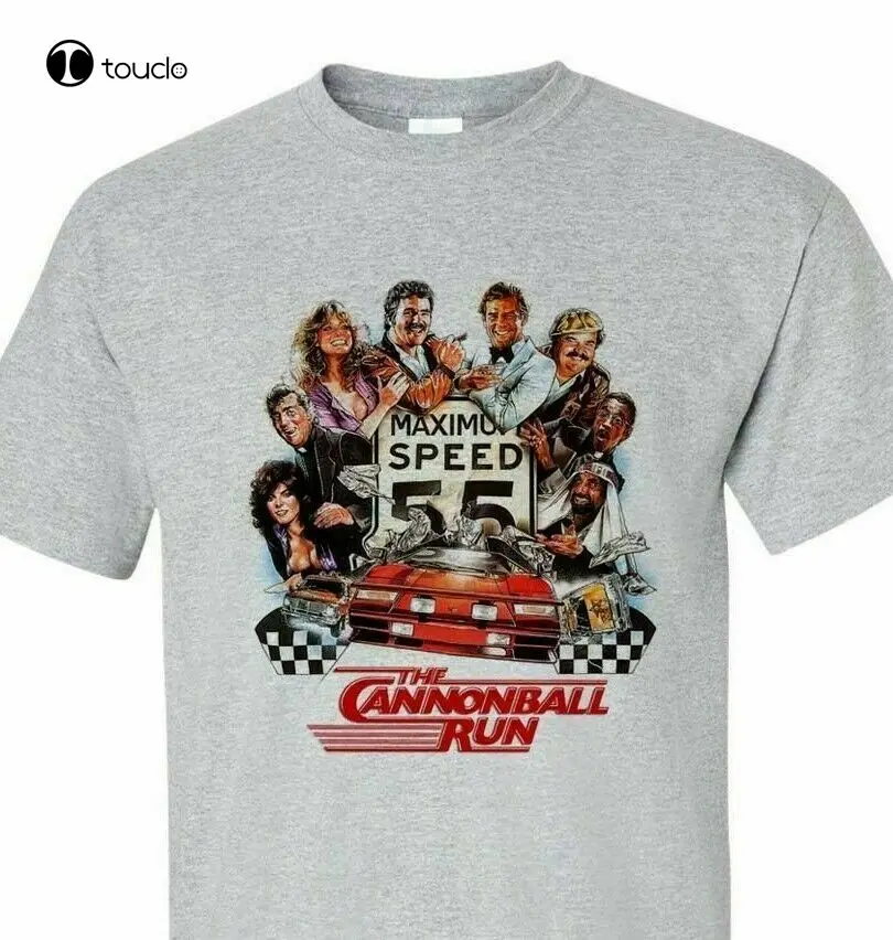 

Футболка Cannonball Run Burt Рейнольдс 1980S ретро фильм Smokey And The Bandit