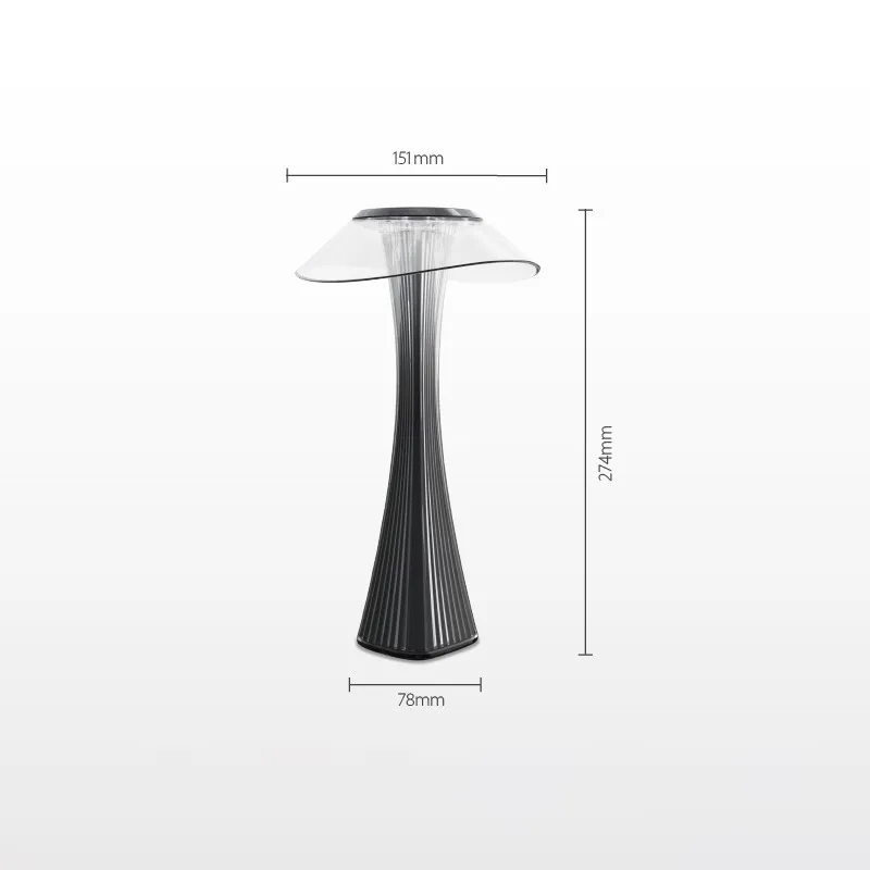 Modern LED Table Lamp Touch Dimmable Table Lights Eye-Protect Reading Desk Lamp Bedside Lamp Library Decor with USB Plug Bedroom