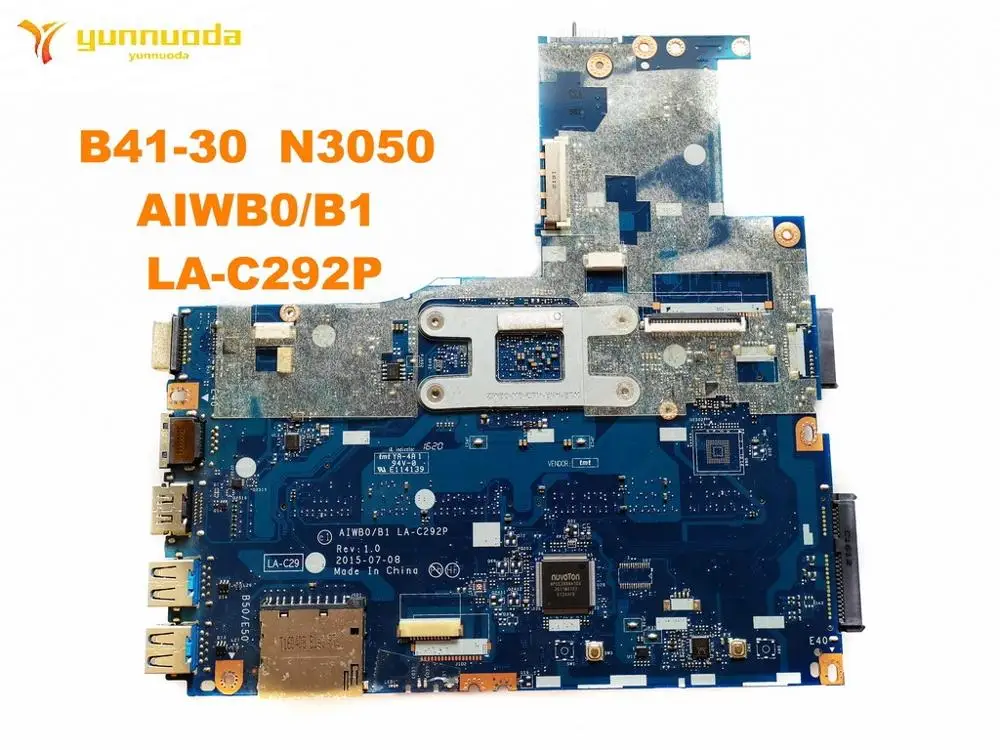 LA-C292P for Lenovo B41-30 laptop  motherboard With N3050  CPU AIWB0 B1 tested good