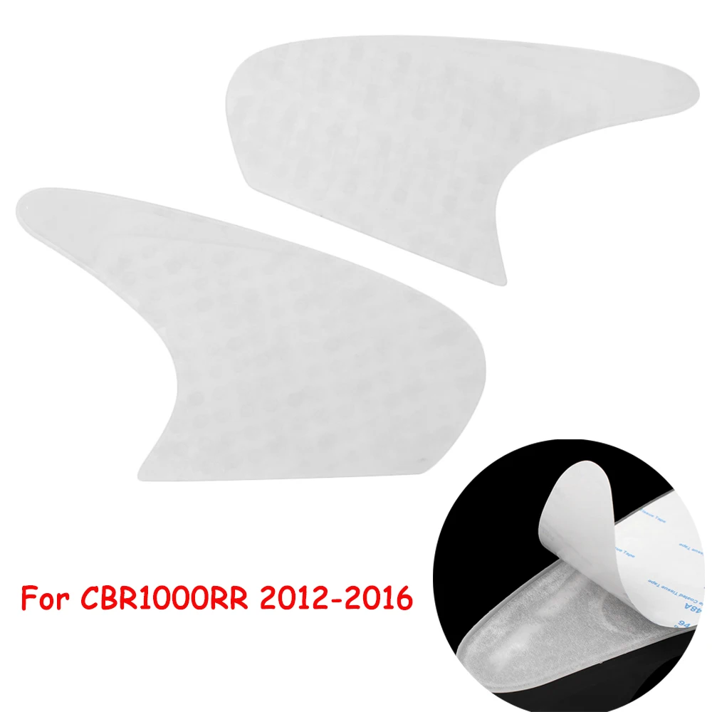 Motorcycle Transparent Gas Tank Side Traction Knee Protector Anti Slip Pad For Honda CBR1000RR CBR1000 RR 2012-2016