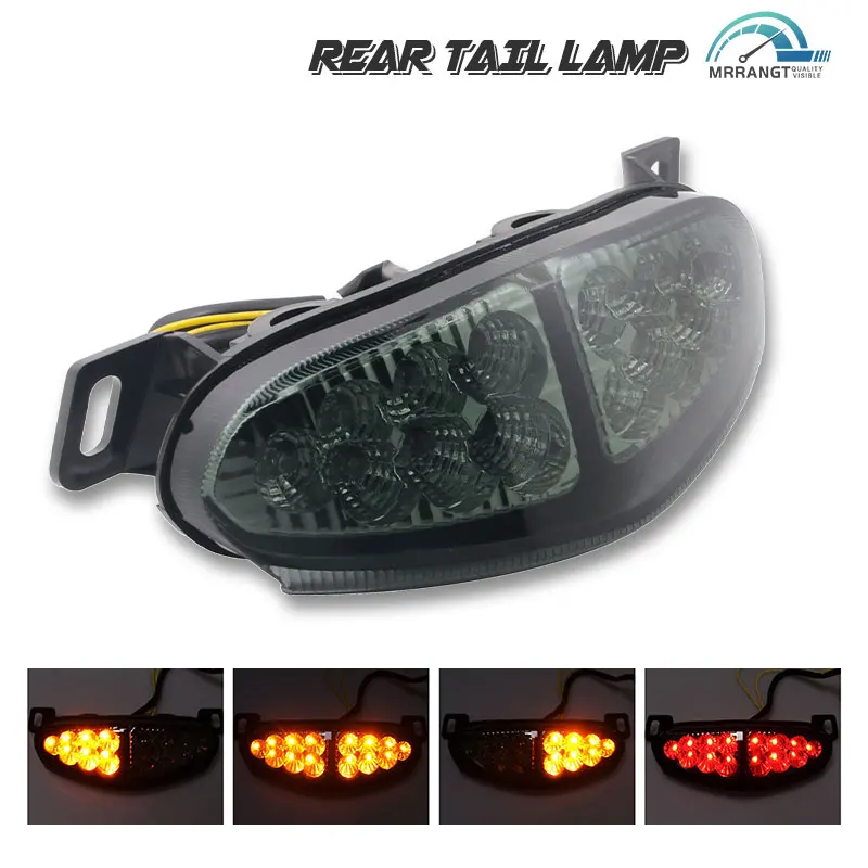 Motorcycle Rear Tail Brake Lamp Turn Signal Integrated LED Light For Kawasaki ER6N ER6F ER6-N ER 6N 2009 2010 2011 09 10 11