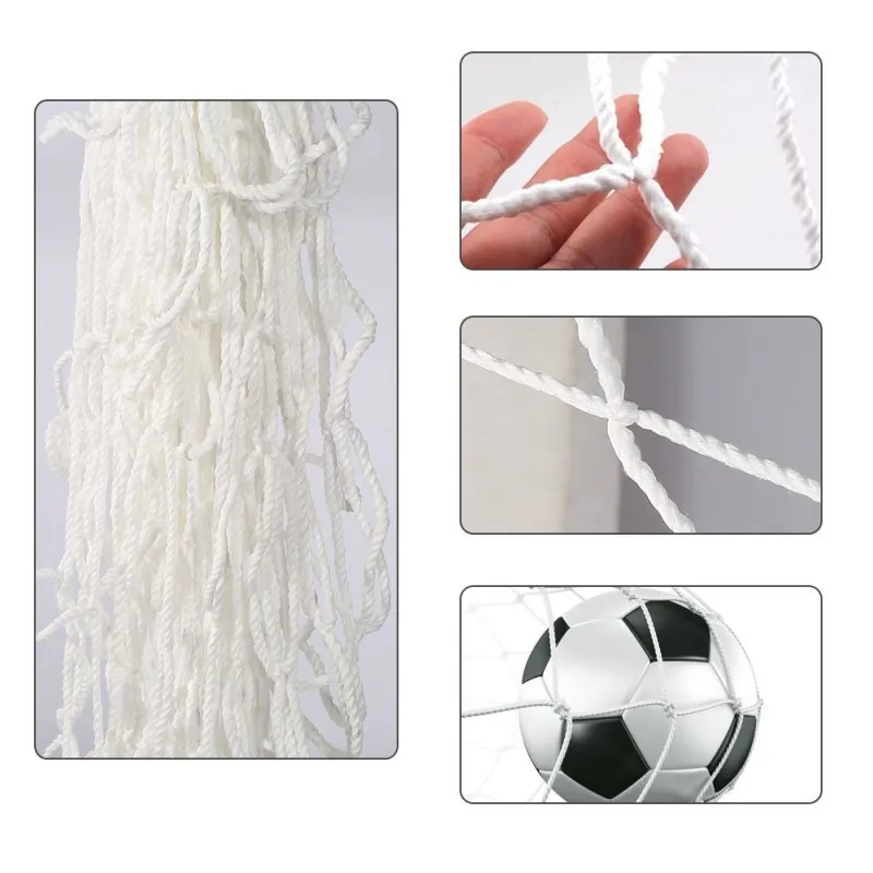 Football Net Soccer Goal Net Soccer Ball Cotton Football Training Post Nets Full Size Soccer Accessories 3*2M (Nets Only)