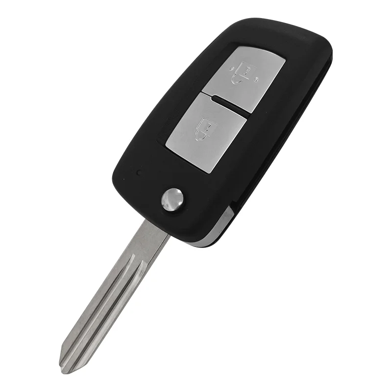 XNRKEY 2 pulsante Flip Remote Car Key PCF7961M Chip 433Mhz NSN14 lama per Nissan Qashqai x-trail Pulsar Micra Juke FCC CWTWB1G767