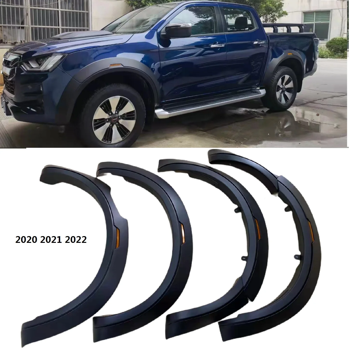 Fender Flares Fit For Isuzu D-max Dmax 2021 2022 Auto Fender Car Parts Exterior Accessories