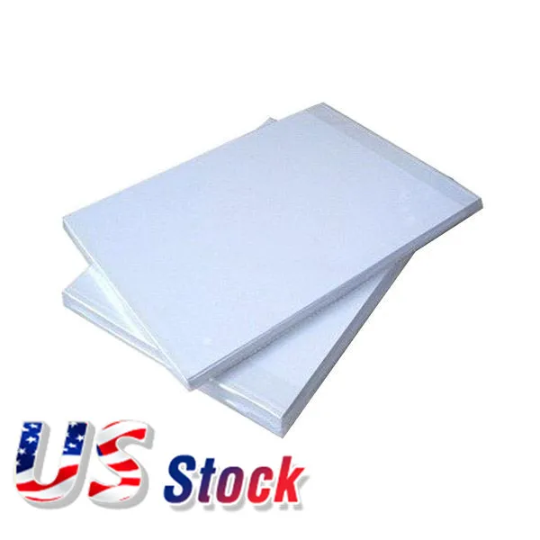 

US Stock-100 Sheets A4 Dye Sublimation Heat Transfer Paper for Mugs Plates Tiles Printing