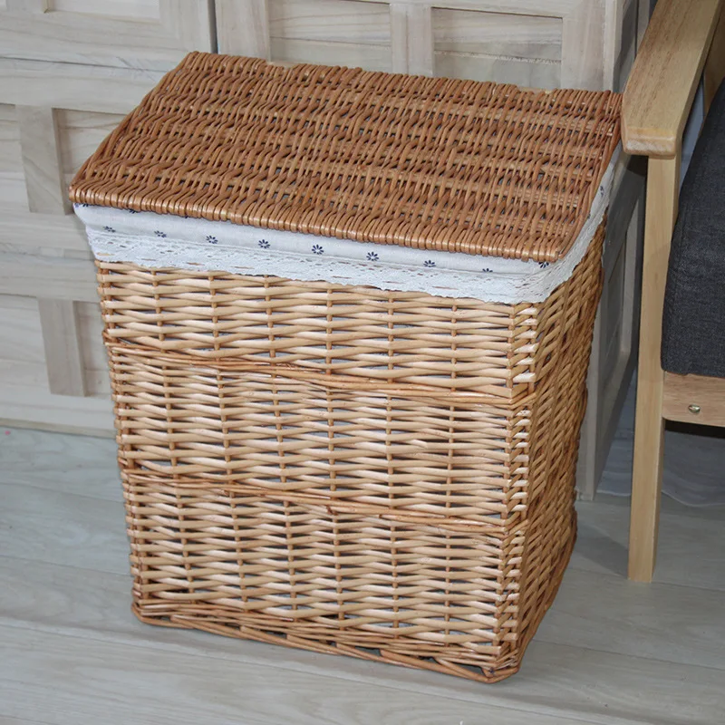 

Rattan Laundry Basket Storage Basket Dirty Laundry Storage Basket Laundry Basket Wicker Dirty Clothes Bucket