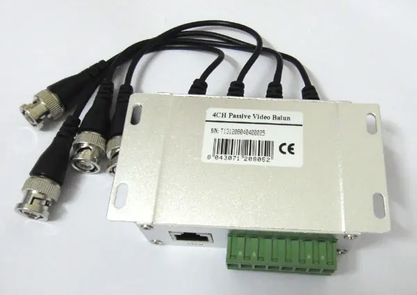 

4CH 8CH CCTV 4 Channel Passive Transmitter Video Balun BNC Female to UTP Rj45 Cat5