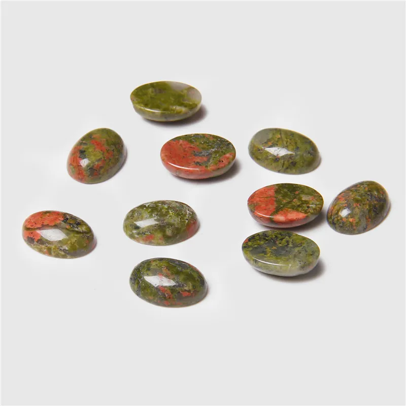 10pcs/lot Natural Stone Cabochon 8-25MM Tiger Eye Agat Oval Cameo Fit DIY Ring Earring Bracelet Necklace Making Jewelry Finding