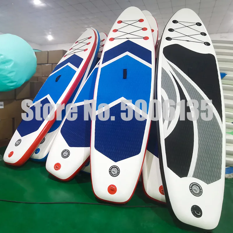 Draagbare Surfplank 305*76*15Cm Opblaasbare Stand Up Volwassen Anti-Lek Klep Paddle Board Isup Surfboard Bonus Manual Pum