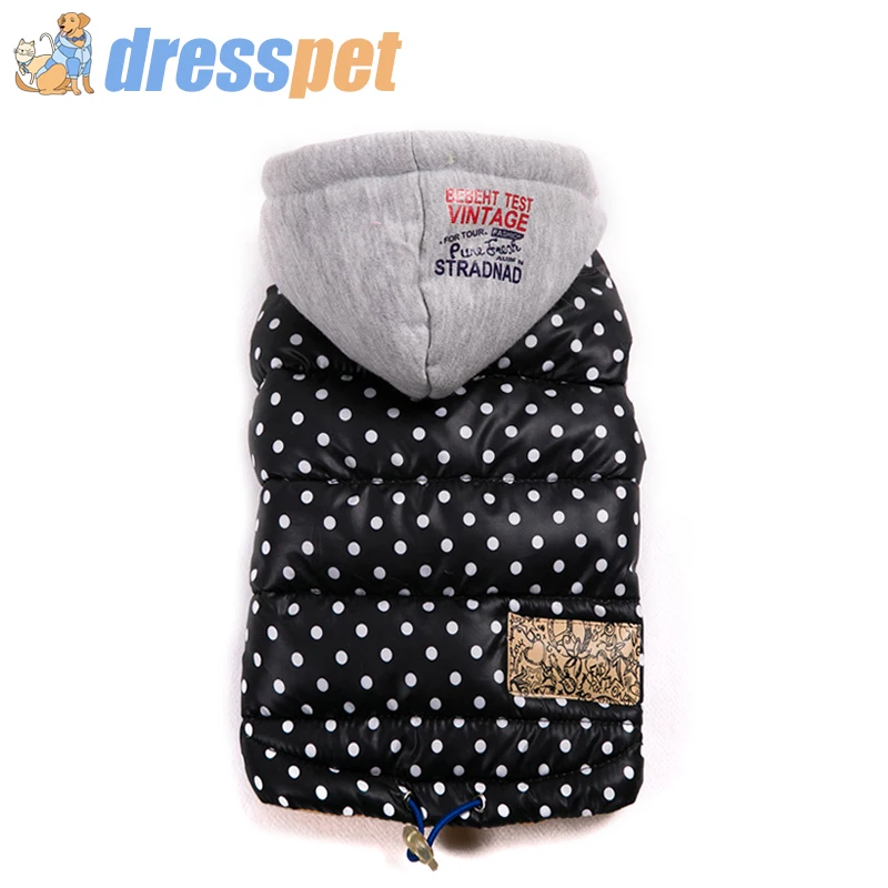 Autumn Winter Dog Clothes For Pet Warm Waterproof Fabric Hoodie For Small Dogs Chihuahua French Bulldog Jacket Puppy Clothing