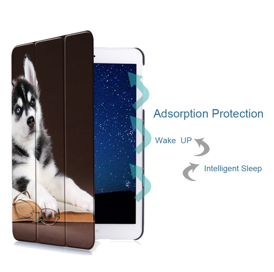 Capa de proteção de couro mtt para samsung galaxy, capa dobrável e inteligente para tablet com flip e suporte, 10.1 polegadas