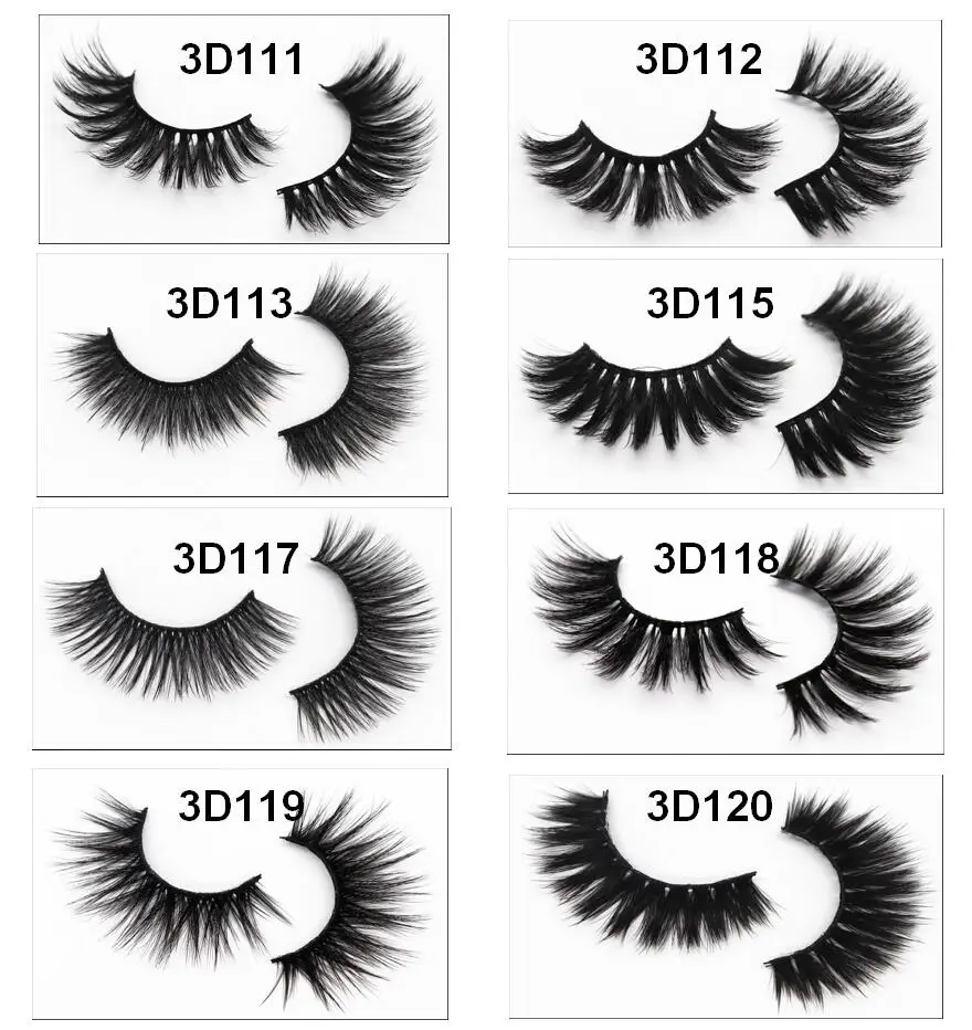 10/20Pairs Mink Eyelashes Makeup 3D Faux Mink Lashes Natural False Eyelashes Long Eyelashes Extension Dramatic Fake Eyelash