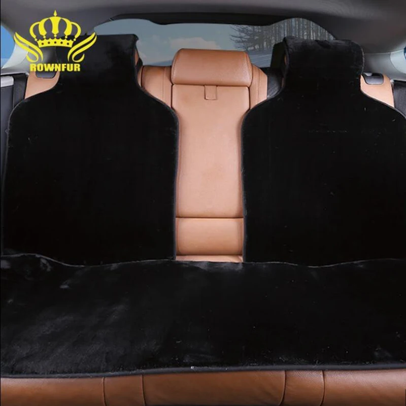 أغطية مقاعد السيارة من الفرو الصناعي ، أغطية المقاعد الخلفية ، 5 ألوان ، فرو ناعم ، لفصل الشتاء ، دافئ ، جديد 2016