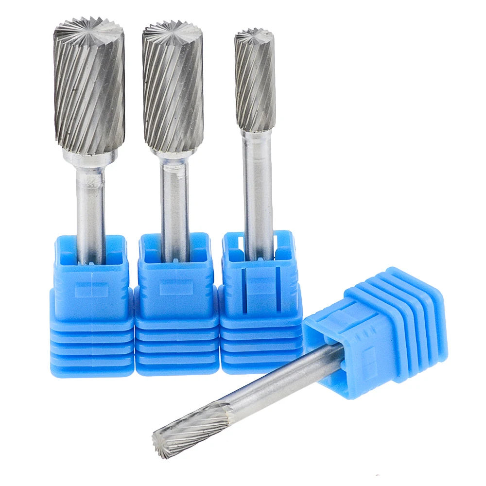 

Rotary File 1pcs Boule Slot with Blade on The Top Carbide Alloy Cylindrical with end cut Milling Cutter Column Type 8-16mm