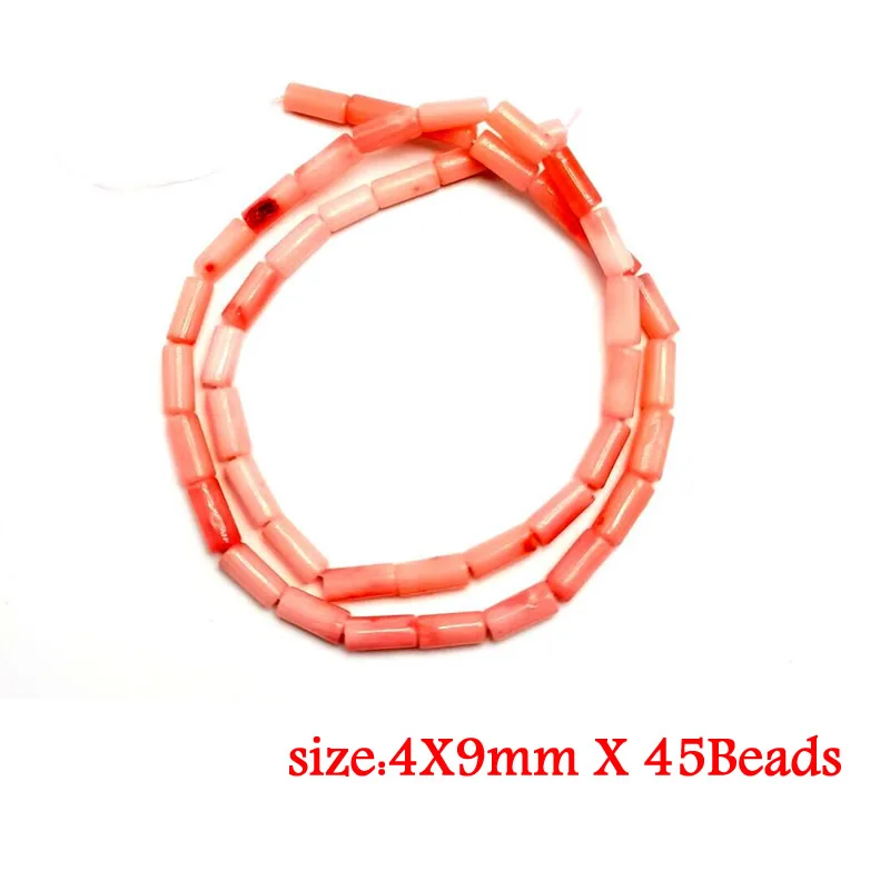 Natürliche Stein Rote Korallen Perlen Unregelmäßigkeit Geometrie Runde Quadratische Form Spacer Perlen Für Schmuck Machen DIY Armband Halskette – Detail 10