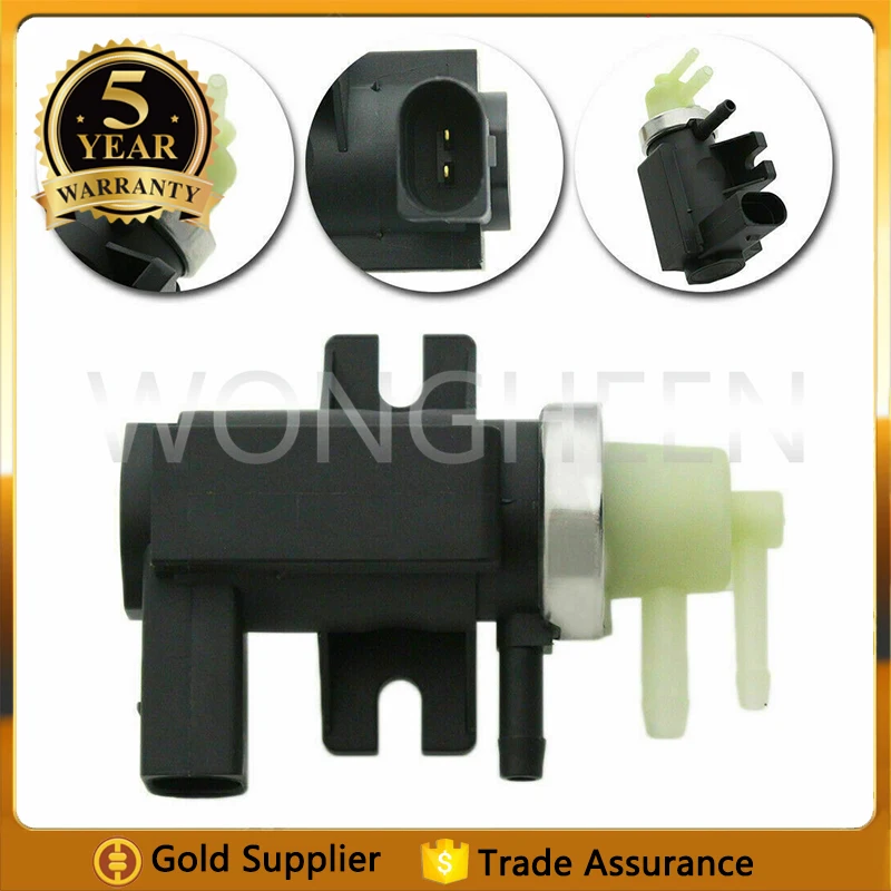 1H0906627A Pressure Converter Fit For Audi Seat Ford Skoda Golf Po-lo Passat 1.9 TDI Replacement N75 Boost Valve New