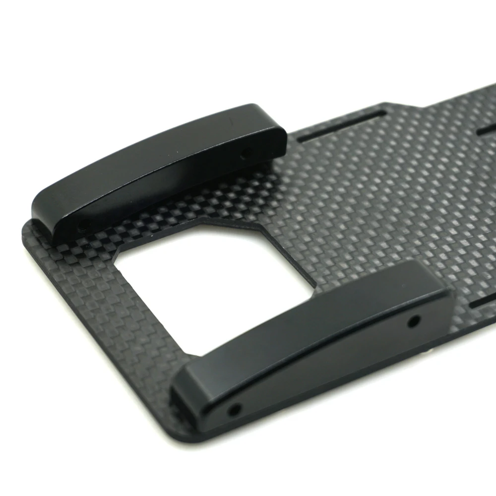 AXSPEED Carbon Fiber Center Battery Mounting Plate for Axial SCX10 II 90046 90047 1/10 RC Crawler Car Model Upgrade Parts