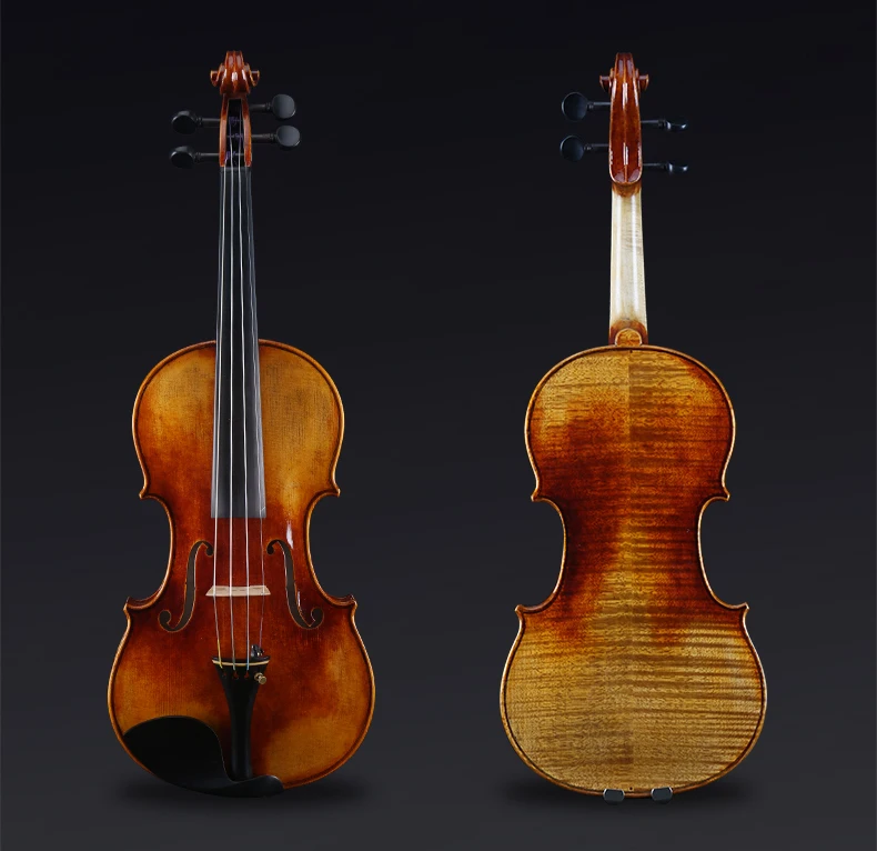 Copy Stradivarius 1715 100% Italian retro Oil Varnish Handmade Violin 4/4 3/4 Professional violin with case bow strings free