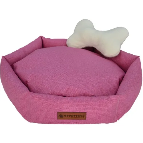 Mypettoys Bella Cat Dog Bed 60 X60X14CM Lilac