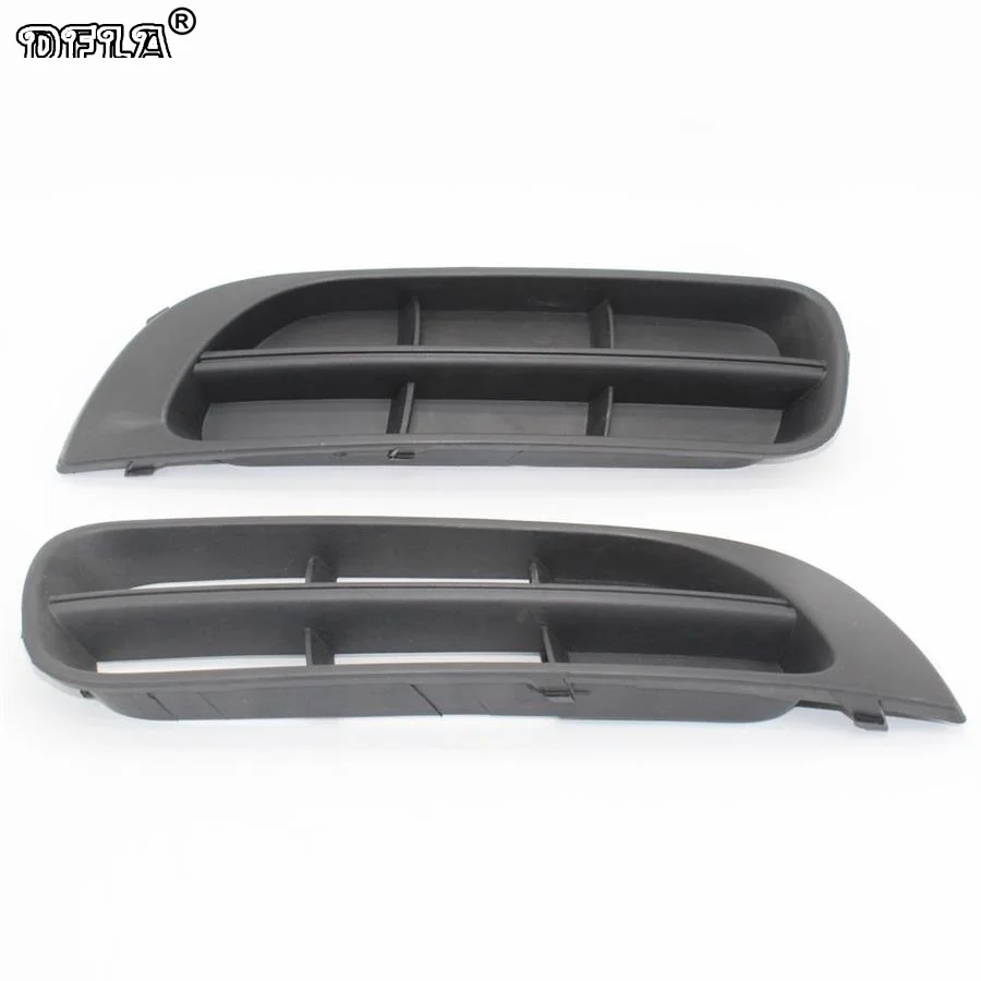 

2pcs For Skoda Fabia MK2 2007 2008 2009 2010 2010 Car-Styling Front Bumper Lower Grille Fog Light Fog Lamp Grille Cover