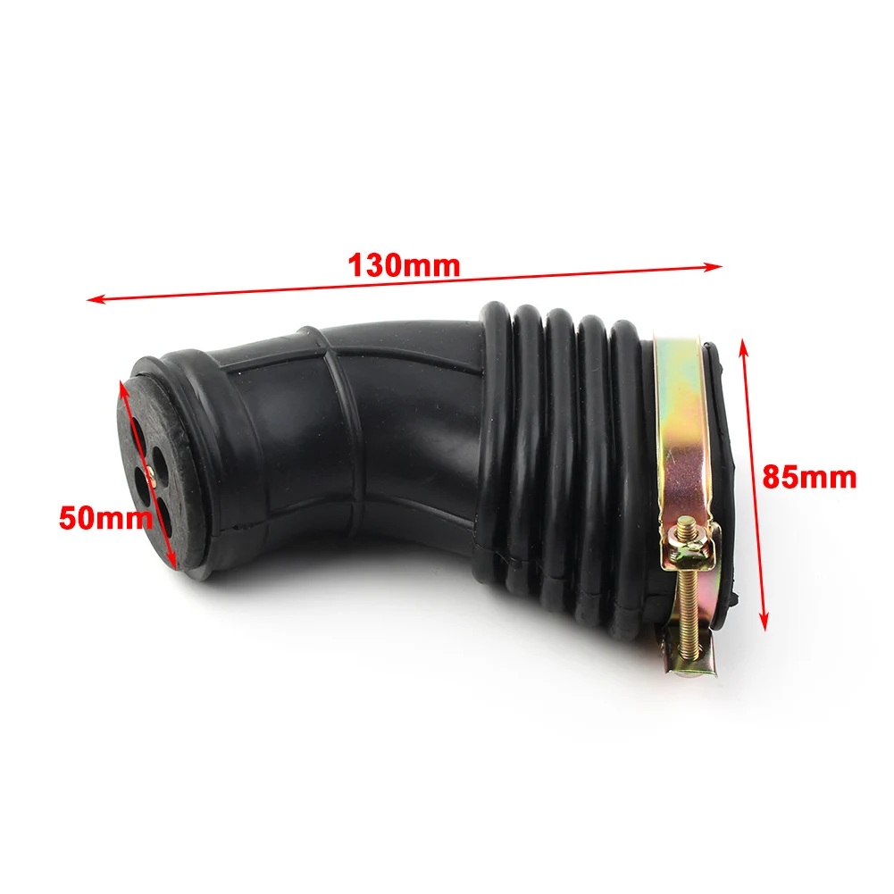 GY6 125cc 150cc Air Intake Boots for 152QMI 157QMJ Scooter Moped ATV Go-Kart CVT Belt Cover Black Rubber