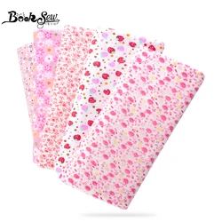 Lovely Red and Pink Strawberry Designs 100% Cotton Fabric Plain Patchwork Tissue Tecido Sewing Beginner's Practice Home Textile