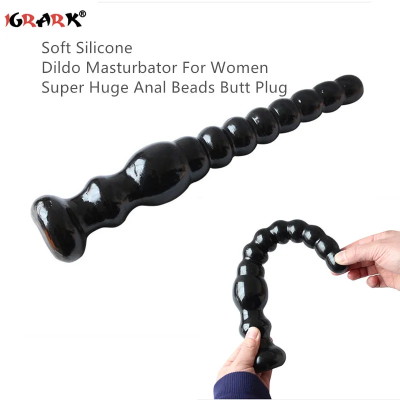 Soft Silicone Super Huge Anal Beads Butt Plug Anal Dildo Masturbator For Women Men Anal Prostate Stimulator Sex Toys For Adults