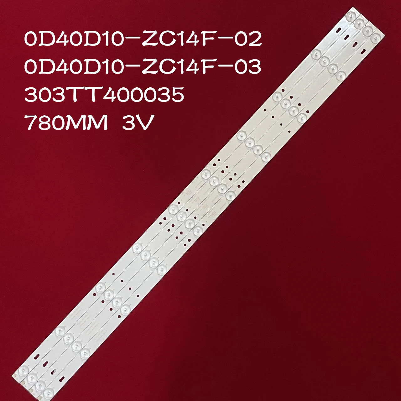 LED Strip for LE40F16 L40F3302B PR40B70 DWB-400 TV1701-40 SN040LD12AT071-S2F MBL-40038D410DT0-V1 303TT400035 0D40D10-ZC14F-02 03