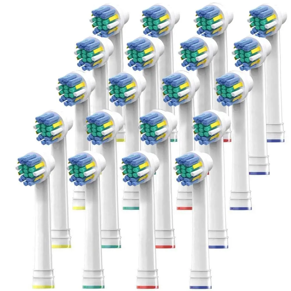 20PCS Floss action Professional Electric Toothbrush Heads for Oral-B 500/600/1000/2000/2500/3000/7000/8000/9600/8000