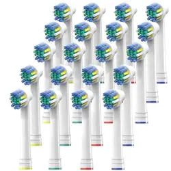 20 шт., головки для электрической зубной щётки Oral-B 500/600/1000/2000/2500/3000/7000/8000/9600/8000