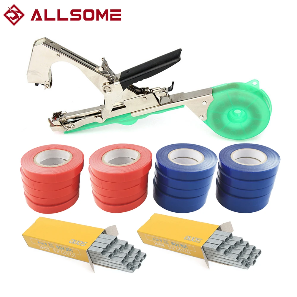 Garden Tools Plant Tying Tapetool Tapener Machine Branch Hand Tying Machine Tapetool Tapener Packing Vegetable Stem Strapping