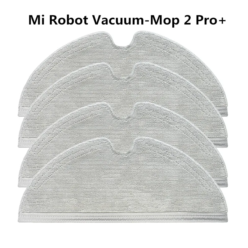 4PCS Sweeping Washable Accessories Mop rag wipes For Xiaomi Mi Robot Vacuum-Mop 2 Pro+STYTJ02ZHM Robot Vacuum Cleaner Parts Kits