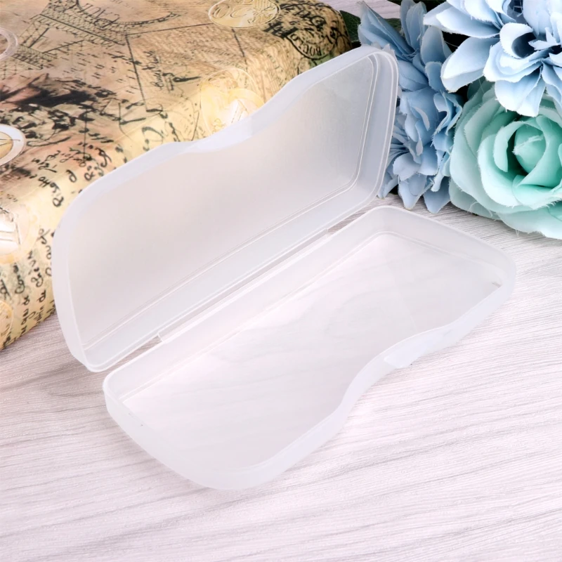 Neue 2021 Neue Tragbare Transparent Shell Fall Protector Box Für Clip-auf Flip-up Len Gläser