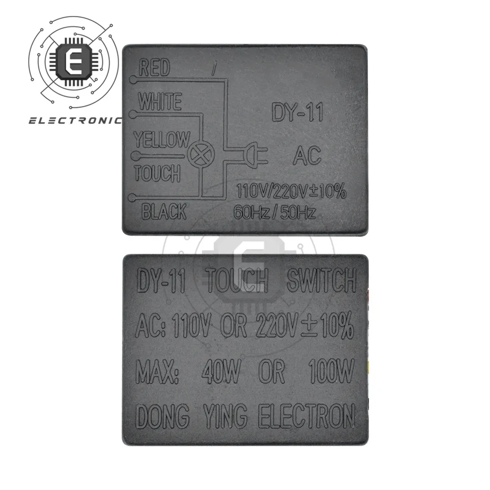 1 Way/3 Way Touch Control Sensor สวิตช์หลอดไฟส่วนประกอบบน/ปิด AC 220V เหมาะสำหรับธรรมดาและประหยัดพลังงานหลอดไฟ