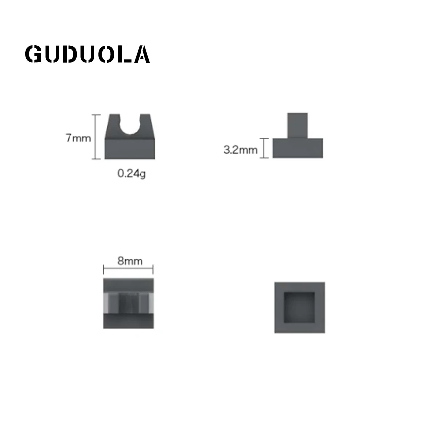 Guduola Special Brick Plate 1x1 with Up Right Holder 2555 Building Block MOC Assembly Toys Parts Education Gift 160pcs/LOT