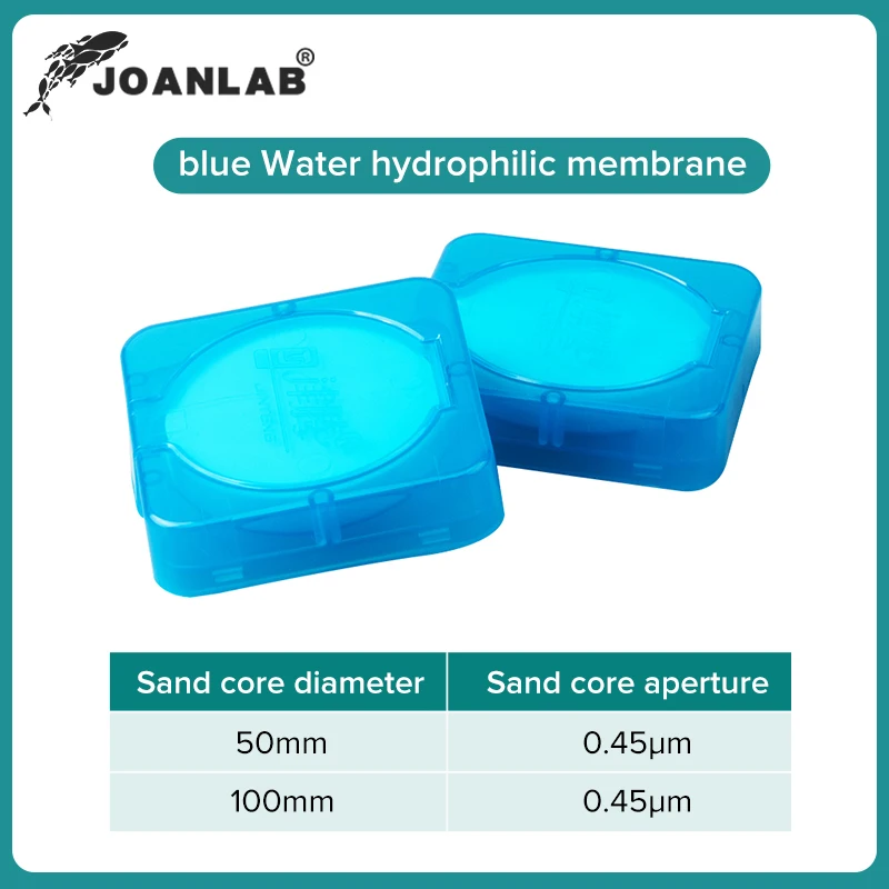 Membrana de filtro de laboratorio JOANLAB, filtro de membrana de microfiltración de agua microporosa, diámetro de membrana de microfiltración