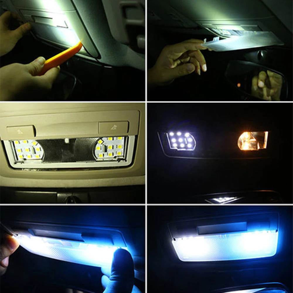 3x for Hyundai Elantra MD UD Mistra CF 2011 2012 2013 2014 2015 Interior Lights Dome Map Room Roof LED Lamps Reading Light Trunk