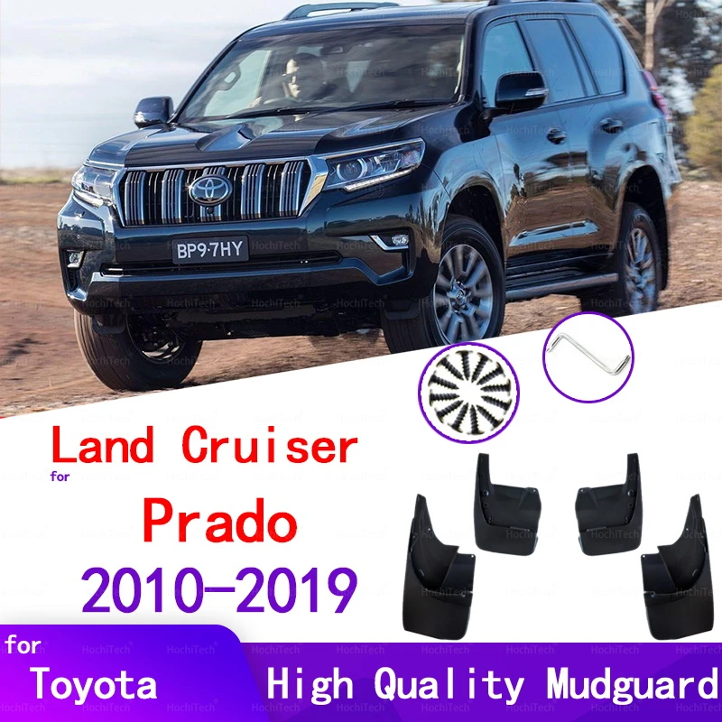 for Toyota Land Cruiser Prado LC150 FJ150 150 2010~2019 2015 Car Fender Mudguard Mud Flaps Guard Splash Flap Car Accessories