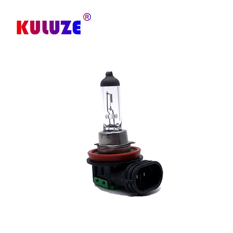 KULUZE 2PCS  H16 19W Halogen Bulb 12V 19W PGJ19-3 3200K Car Fog Lights Clear Quartz Glass Auto HeadLight Lamp