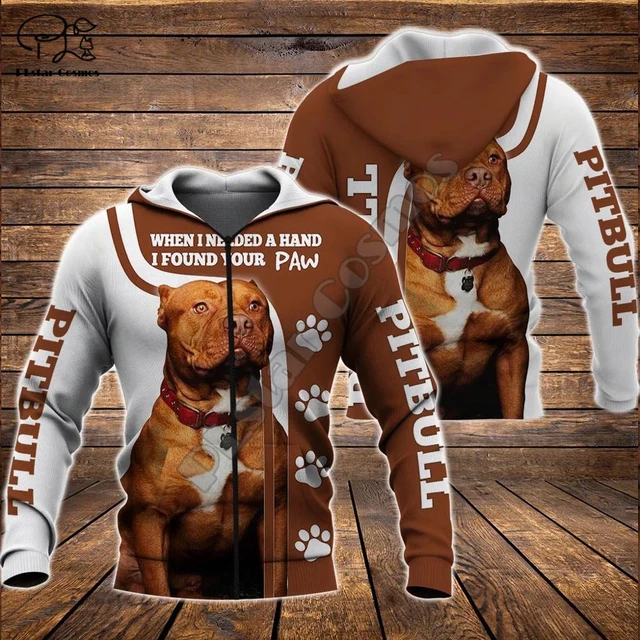 Men Unisex Pitbull Limited Edition 3d Dog Print Zipper Hoodie Long Sleeve Sweatshirts Jacket Pullover Tracksuit Hoodies Sweatshirts AliExpress