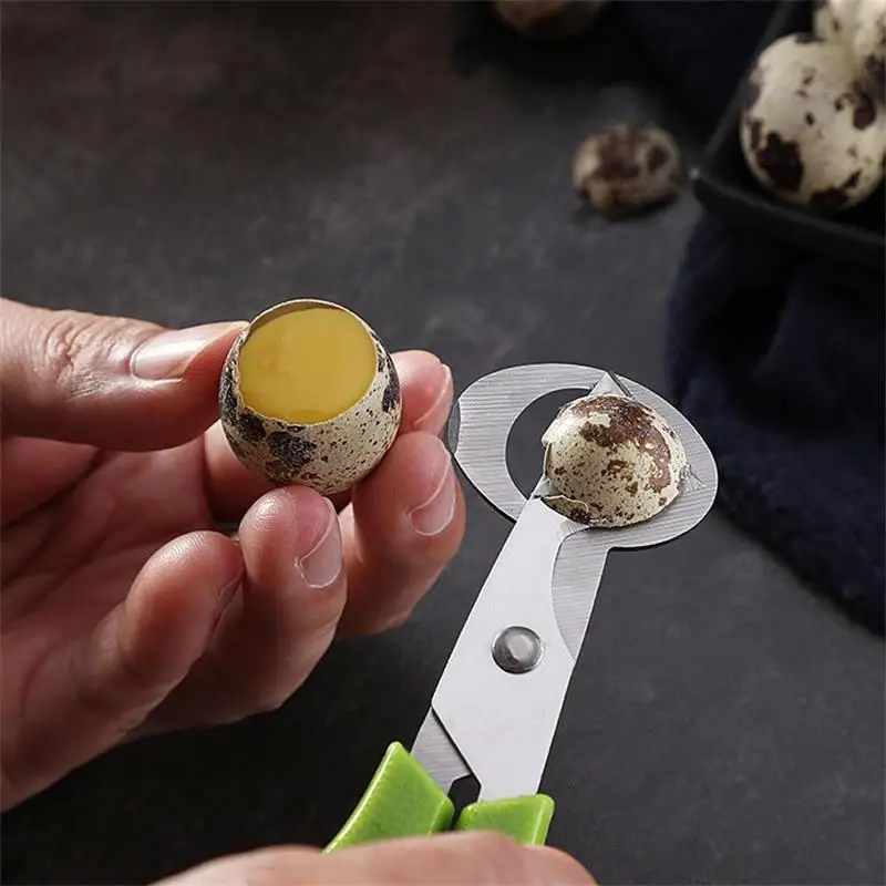 Quail Egg Scissor Stainless Steel Pigeon Cutter Shell Peeler Bird Pigeon Eggs Cigar Shear Grape Cutter Tool Kitchen Accessories