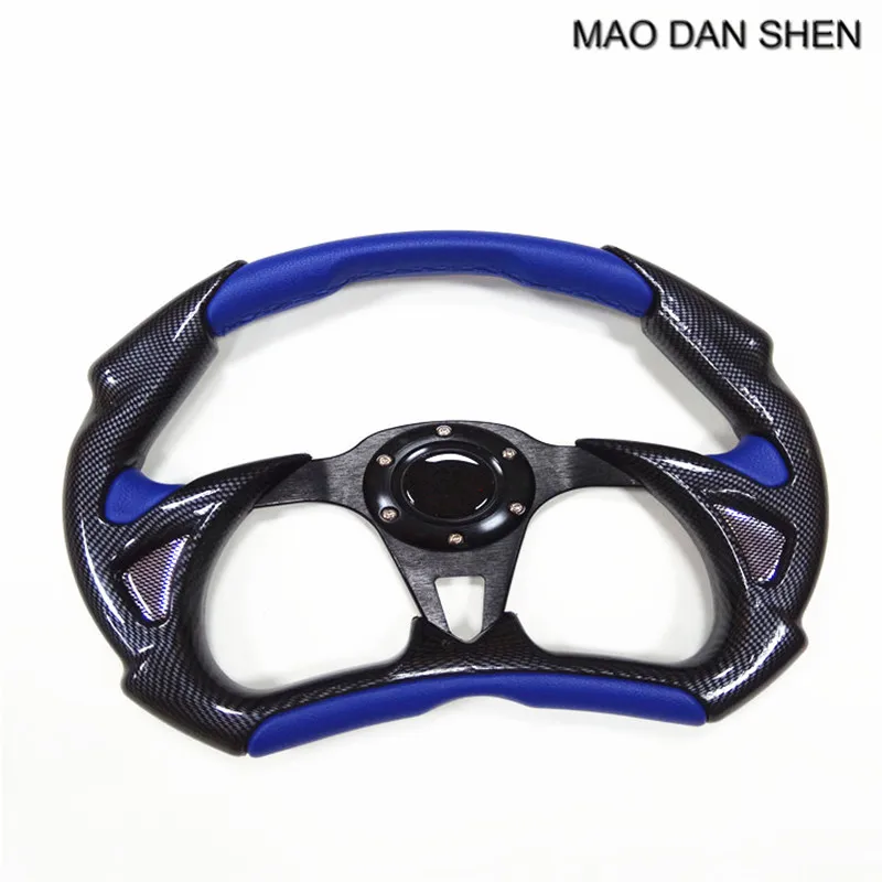 14-inch modified automobile sports steering wheel / racing personality metal car PVC carbon fiber steering wheel universal