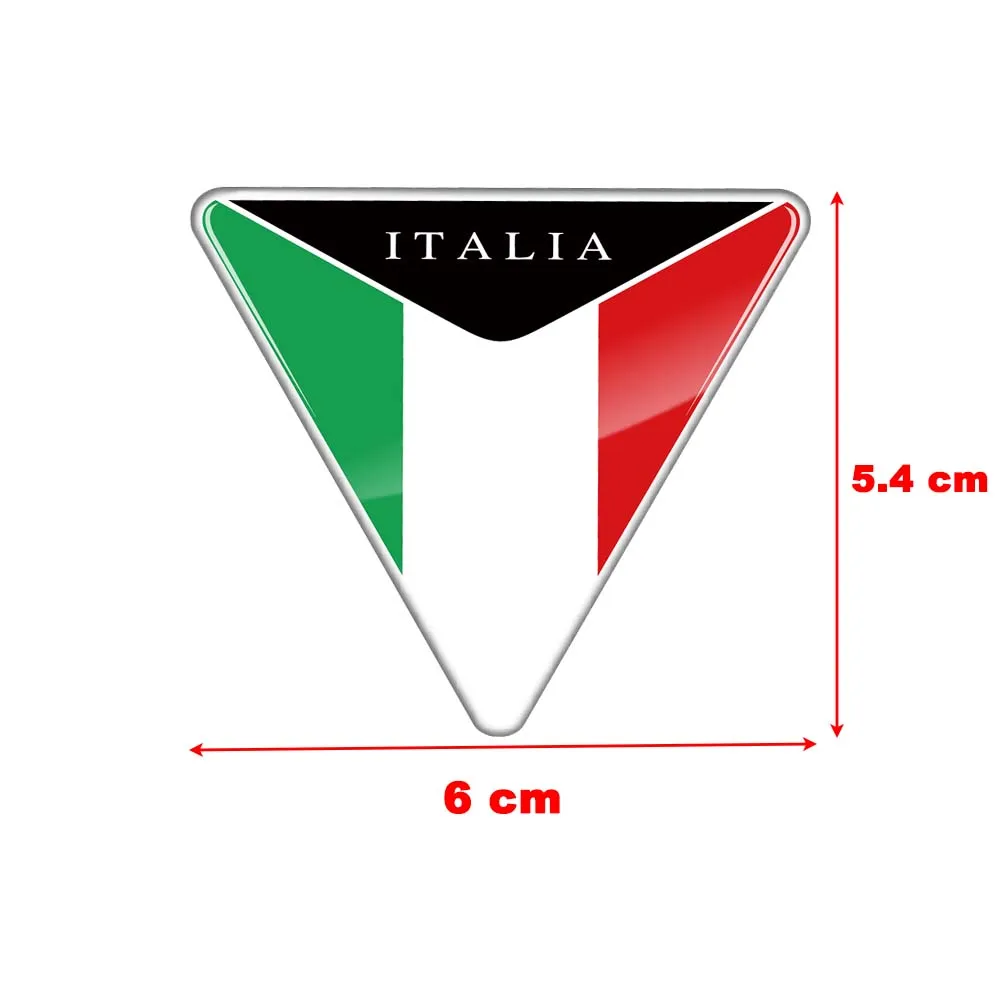 3D Italy Limited Edition Sticker Italia Flag Decals Case for Car Decals PIAGGIO VESPA GTS 300 GTV LX 150 Sprint Aprilia Ducati