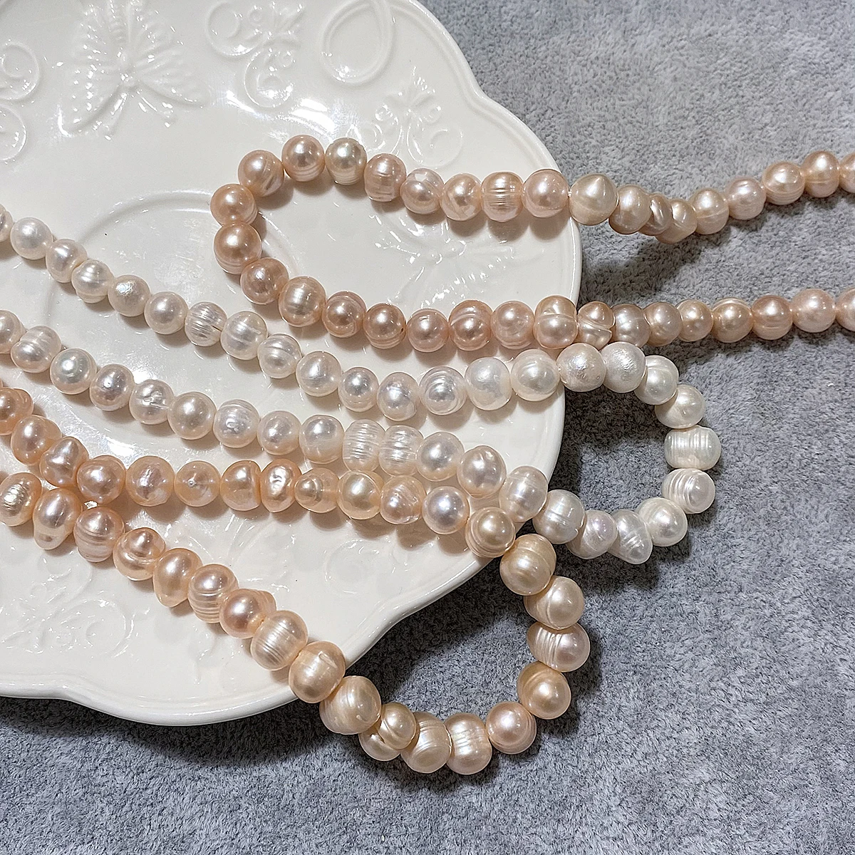 New Release 4-9mm Natural Freshwater Pearl Beads Irregular Shaped Spherical Beads For DIY Bracelet,Necklace Jewelry Making