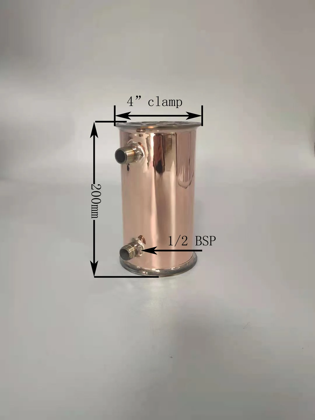 Copper  clamp  Distiller Condenser，Clamp4