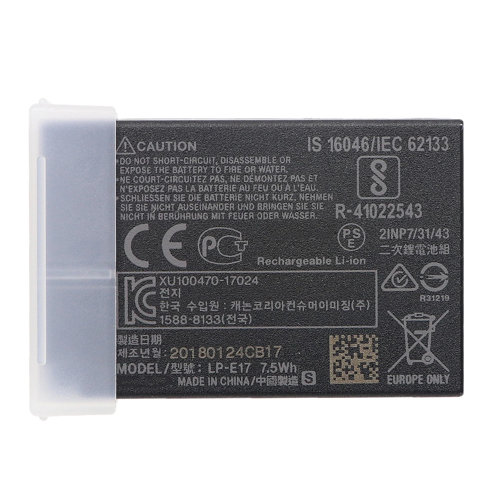 Imagem -03 - Bateria Original para Canon Lp-e17 Lpe17 1040mah Carregador para Canon 750d 760d 77d 800d Eos m3 T6s T6i T7i X8i 8000d m6 m5 m3 Lc-e17e 10 Peças